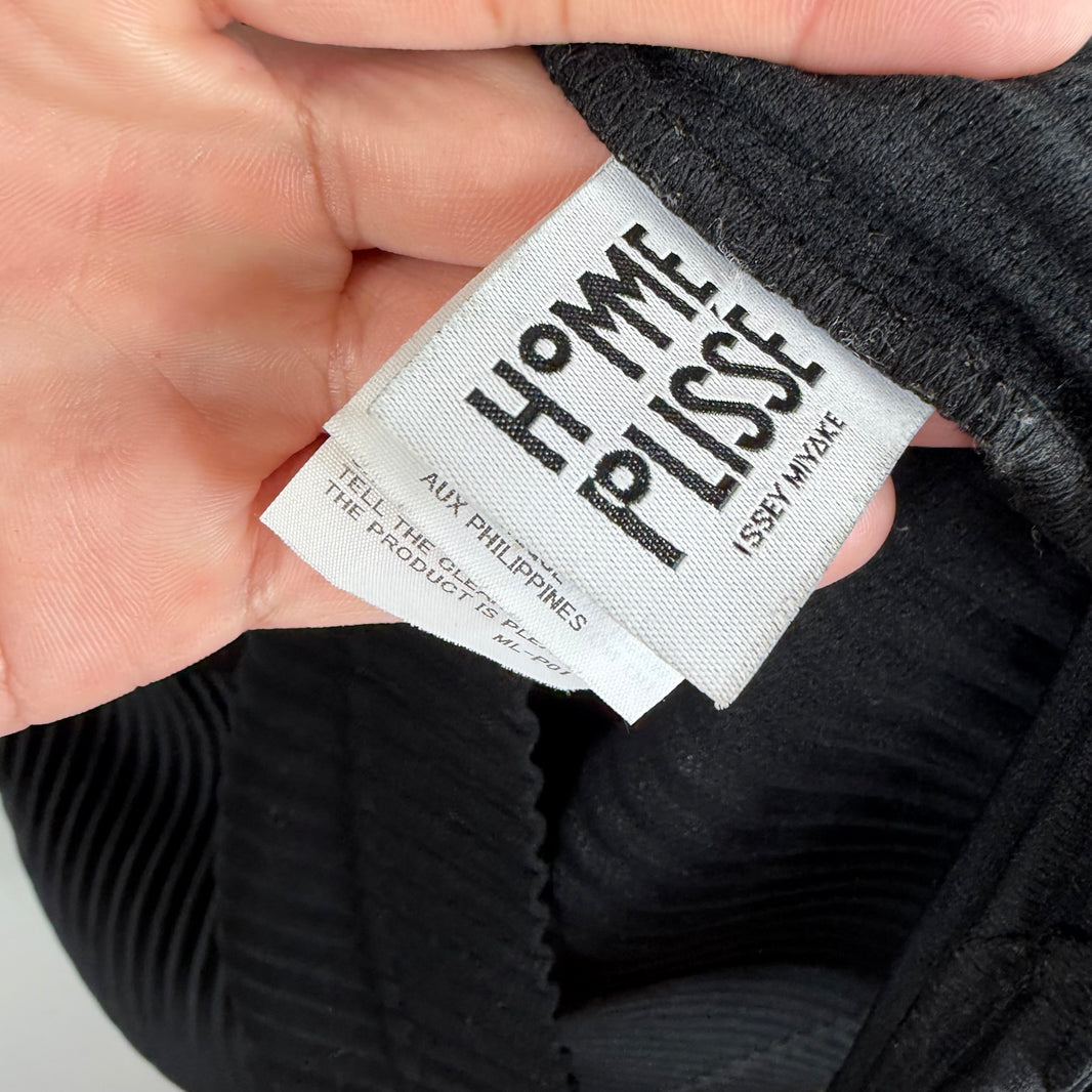 Issey Miyake Plisse Cargo Zip Shirt