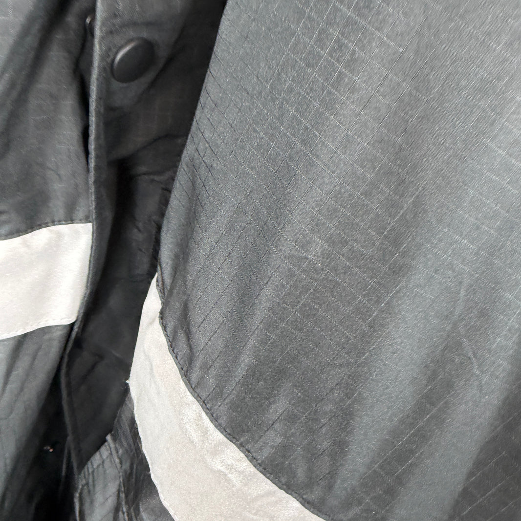 Balenciaga Oversize 3M Ripstop Convertible Snap Button Jacket