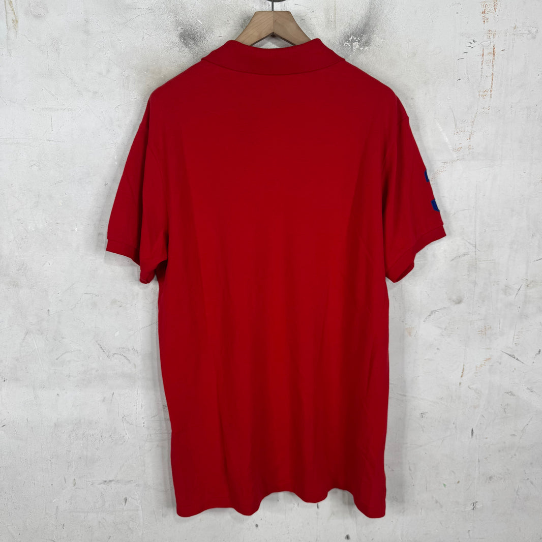 Ralph Lauren Red USA Arc Pony Polo