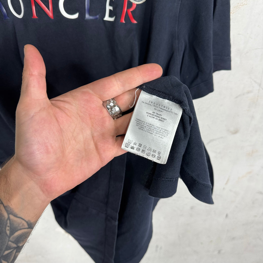 Moncler Navy Logo T-Shirt