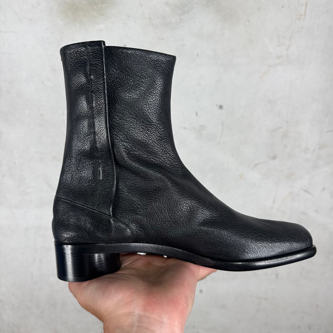 Margiela Leather Tabi Heeled Boots