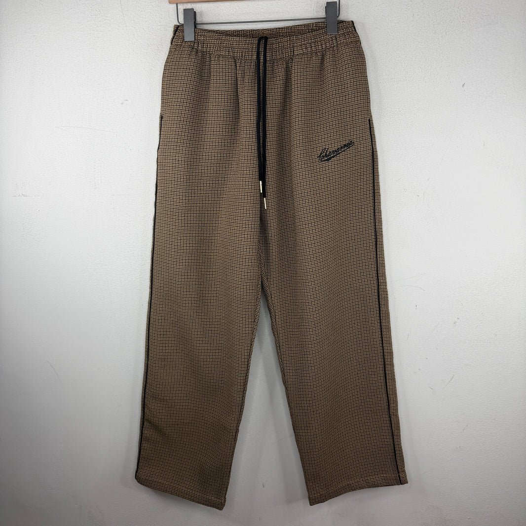 Willy Chavarria Houndstooth Elastic Band Lounge Pants