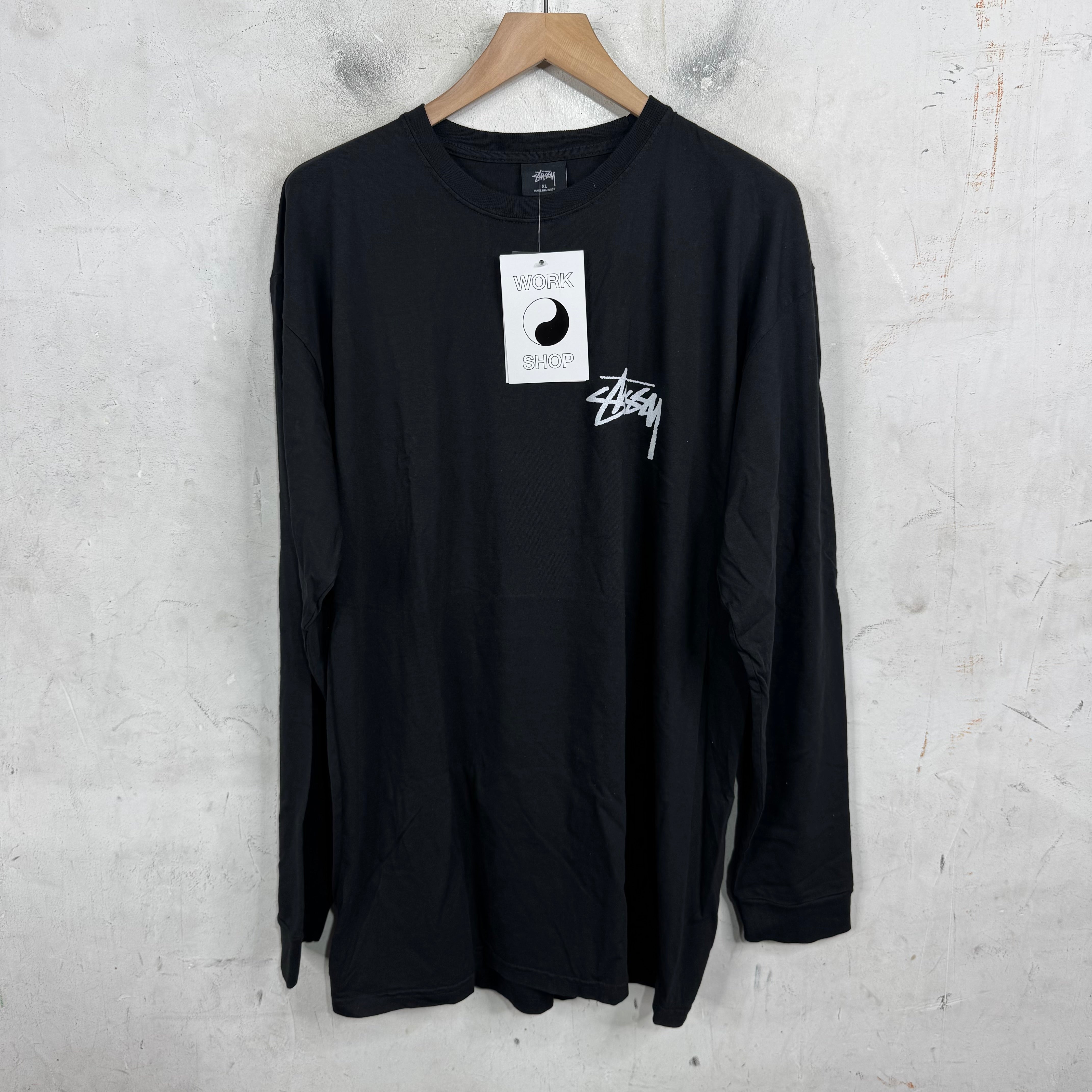 STUSSY TEE ブラック XL ~~ 【公式通販】