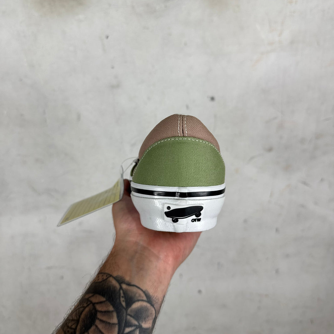 Vans X Engineered Garments Green/Brown Sample Classic Slip On