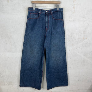 ERL Baggy Contrast Stitch Jeans