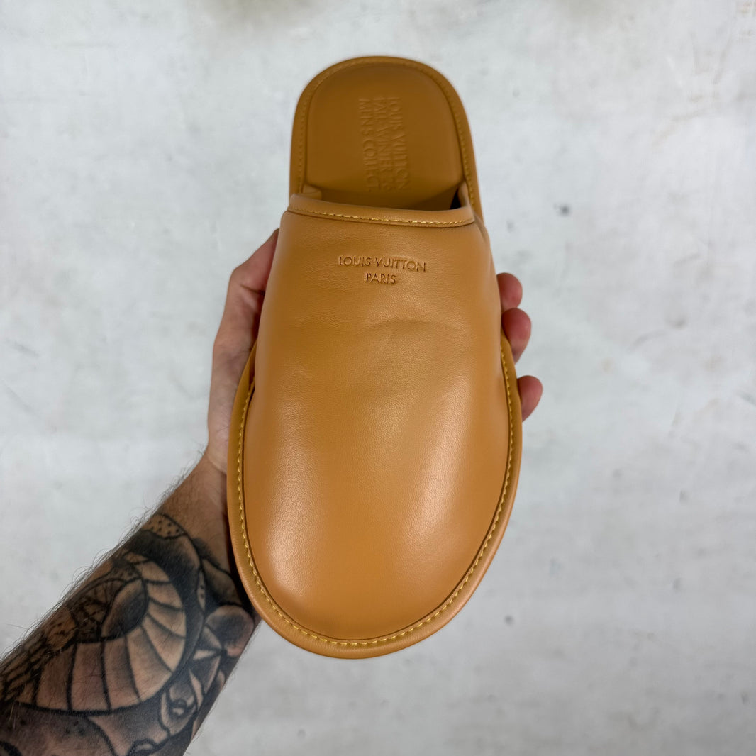 Louis Vuitton Leather Invite Slippers