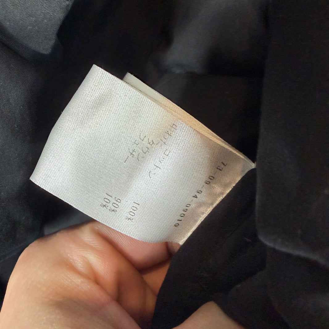 Dries Van Noten Black Puffer Trench Coat