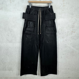 DRKSHDW Waxed Wide Creatch Pants