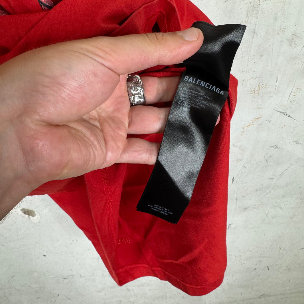 Balenciaga Red Hulk T-Shirt
