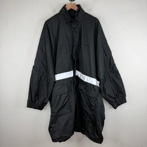 Balenciaga Oversize 3M Ripstop Convertible Snap Button Jacket