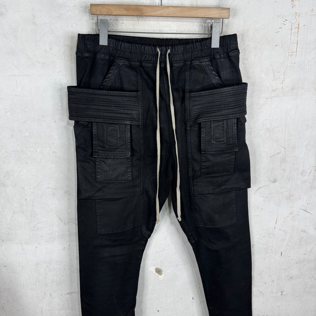 DRKSHDW Waxed Heavy Creatch Cargos