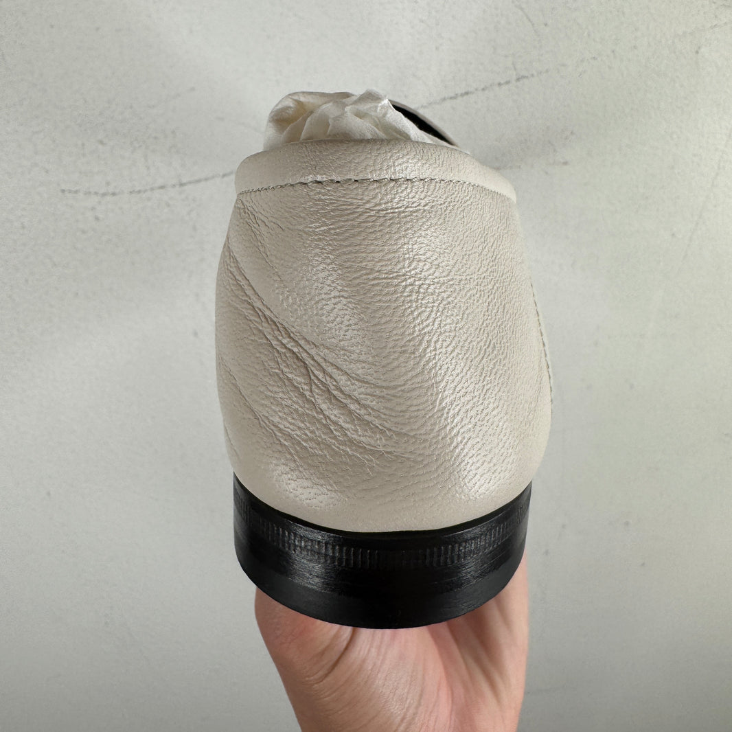 Gucci Horsebit White Loafer