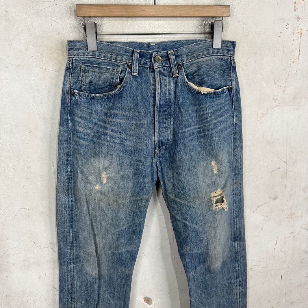 Levis Japanese Market Distressed Redline 501's