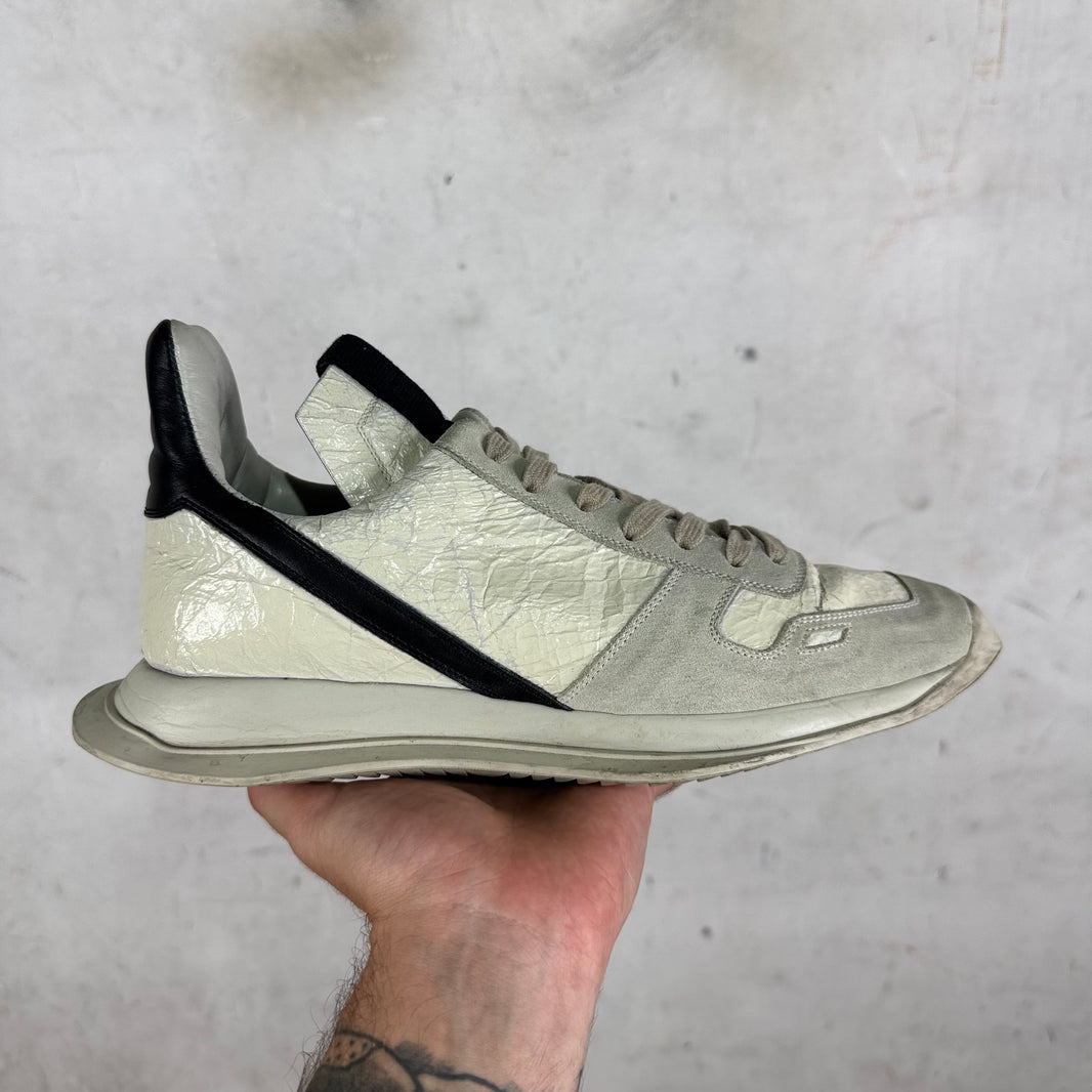Rick Owens Crinkled Leather Runners