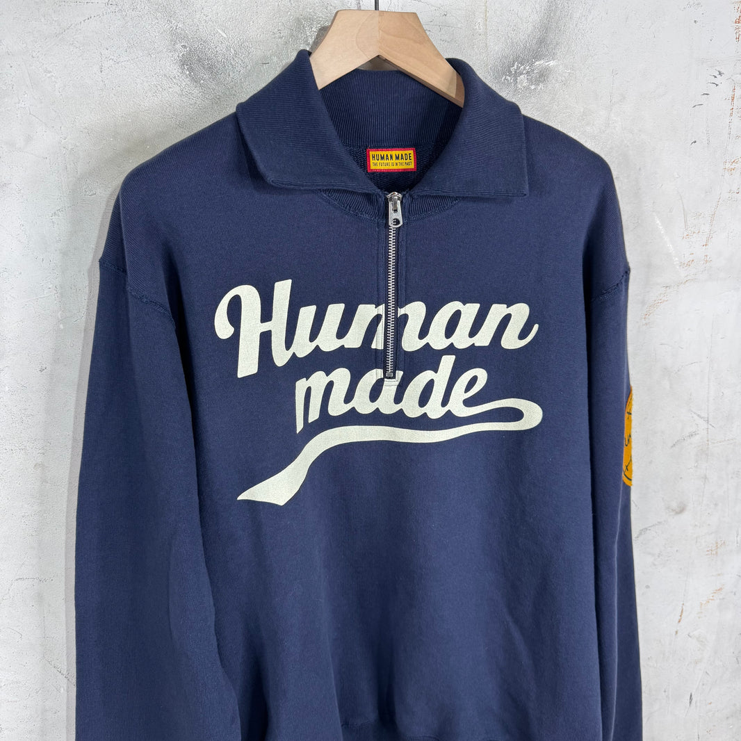 Human Made Script Logo Quarter Zip