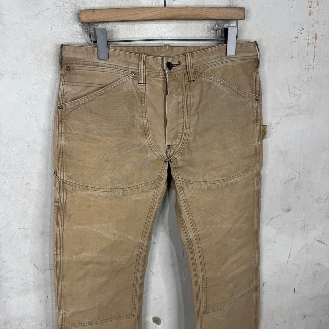 RRL Whiskered Khaki Carpenter Pants