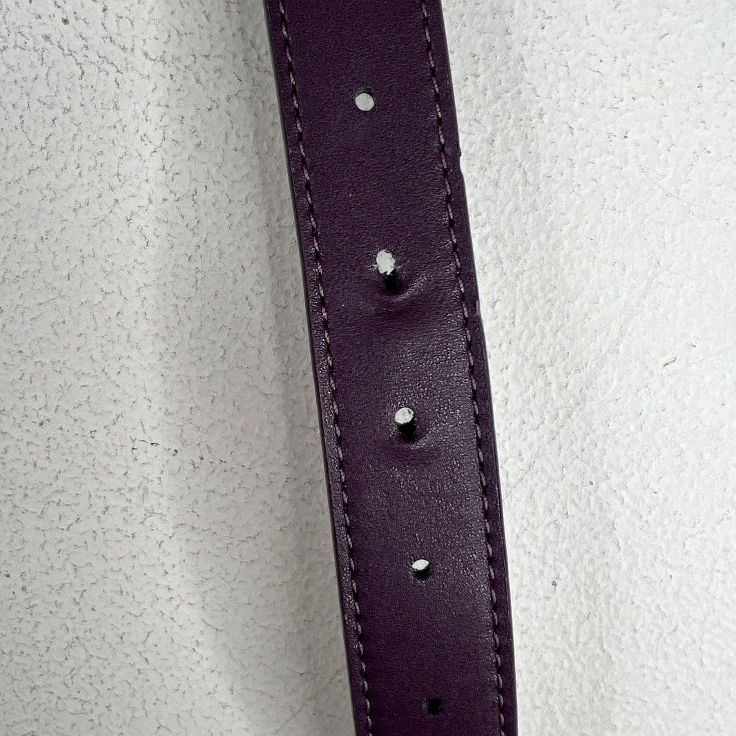 Telfar Logo Purple Belt