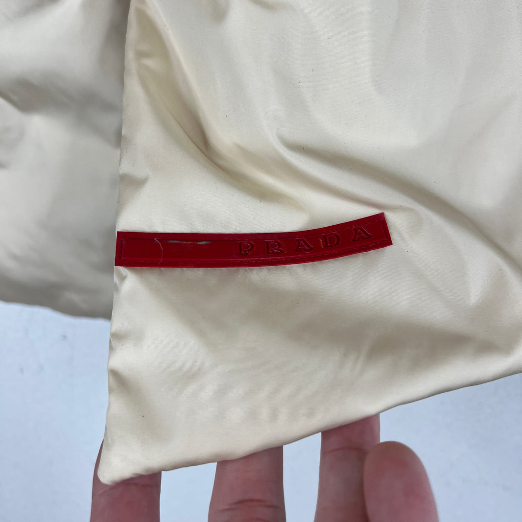 Prada Beige Puffer Scarf
