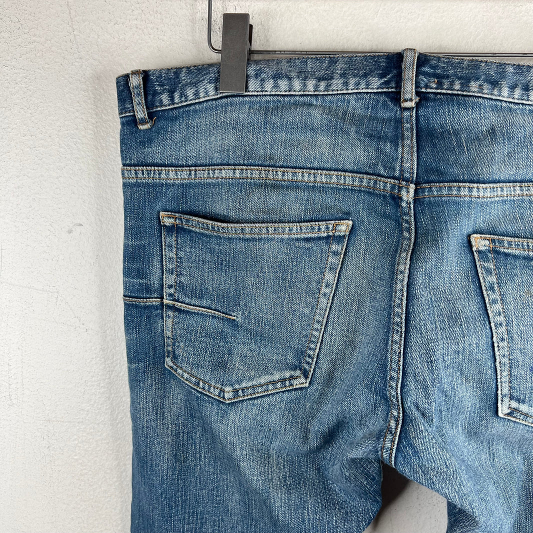 Dior Ink Me Paint Splatter Jeans