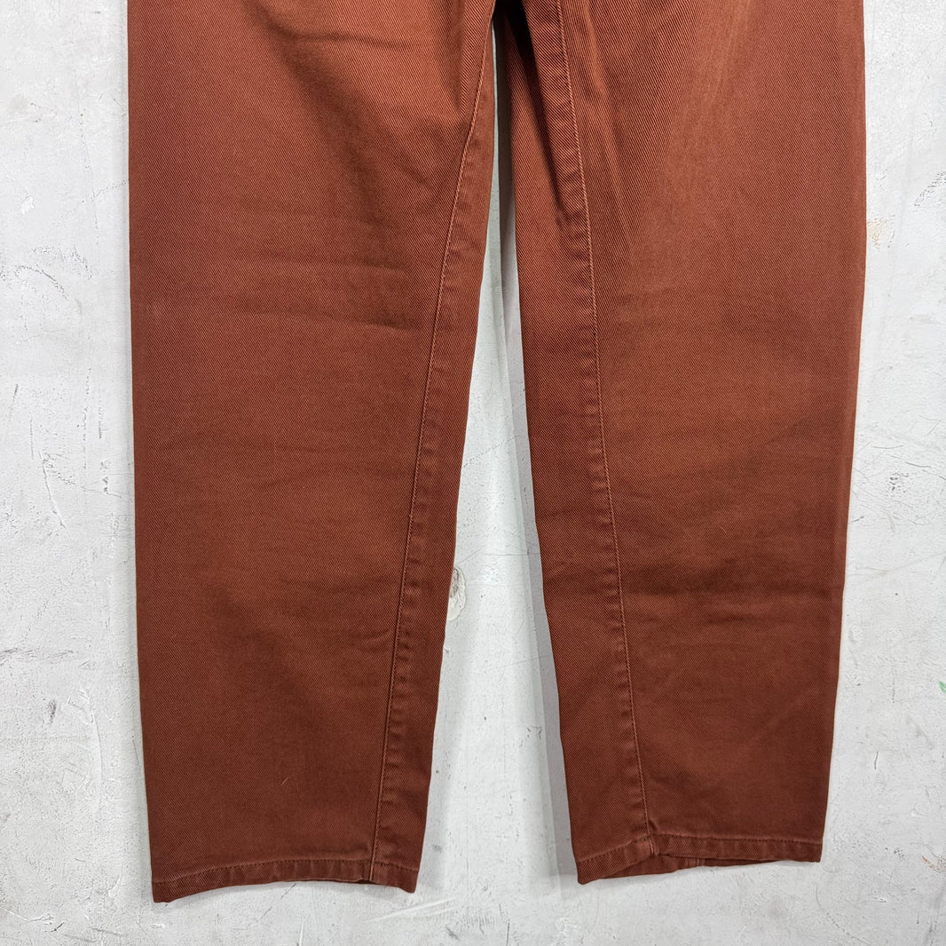 Lemaire Orange Tapered Jeans