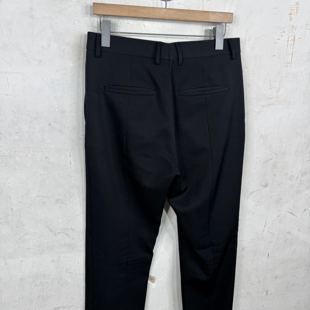 Louis Vuitton Heel Zip Black Trousers
