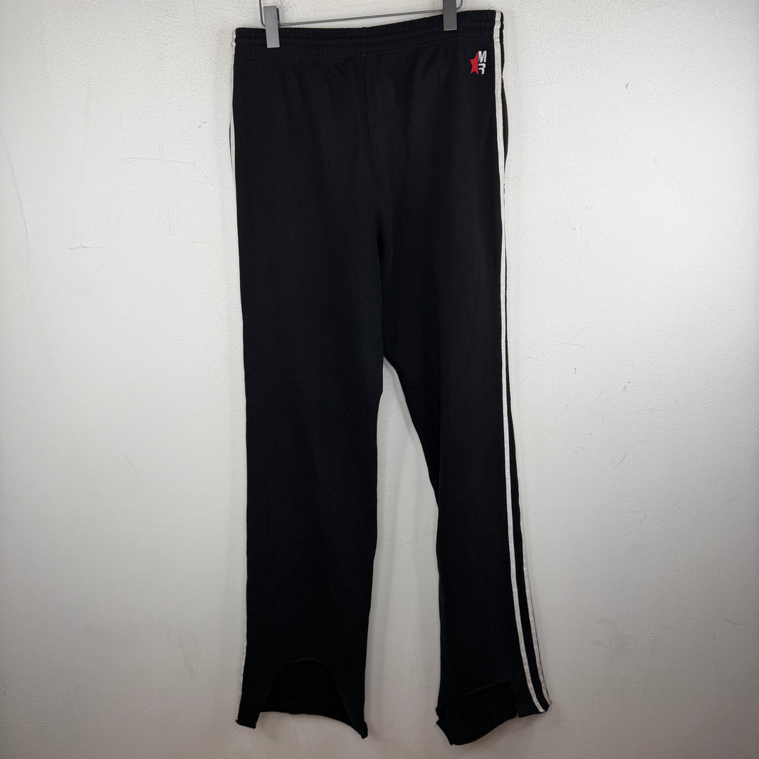 Martine Rose Black Side Stripe Baggy Sweatpants