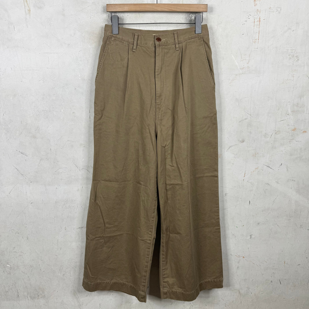 Kapital Pleated Loose Tan Pants