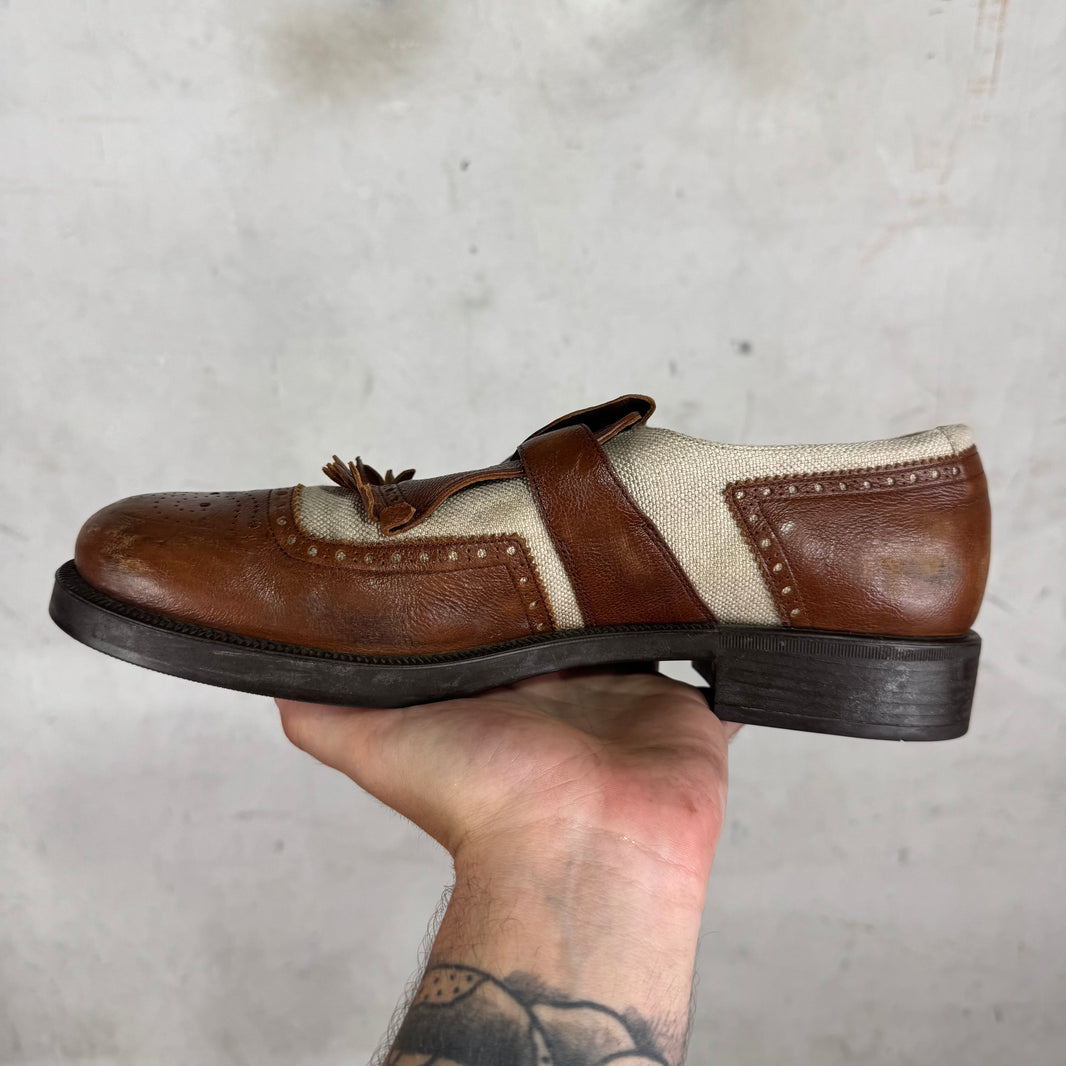 Miu Miu x Churches Distressed Strapped Derbies