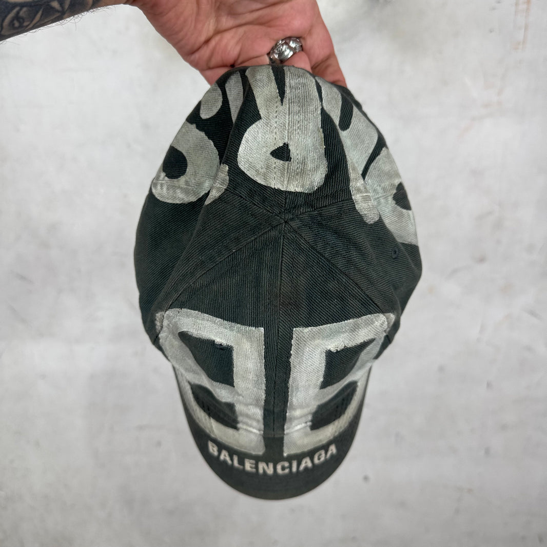 Balenciaga Painted BB Hat