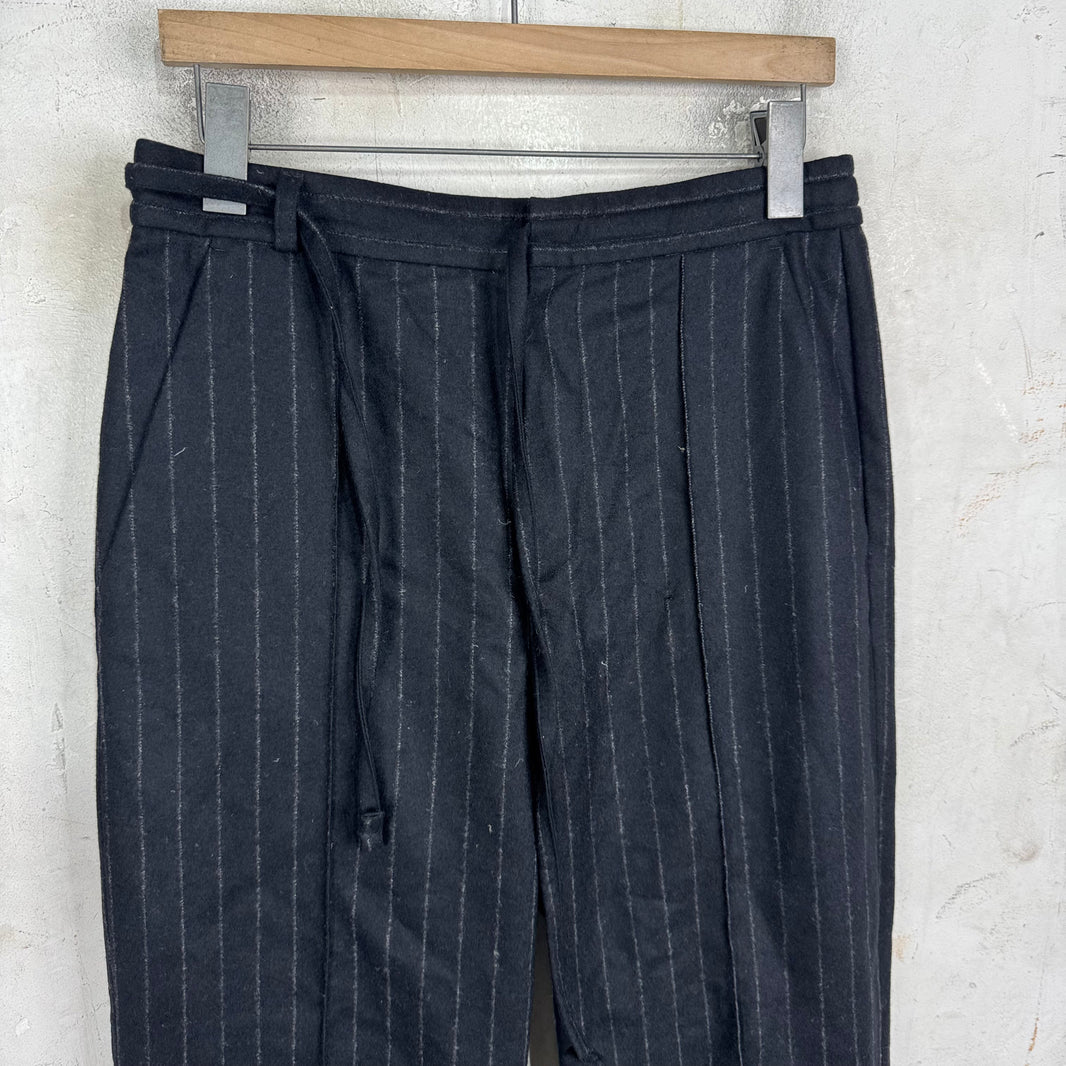 Margiela Pinstriped Elastic Waist Trousers