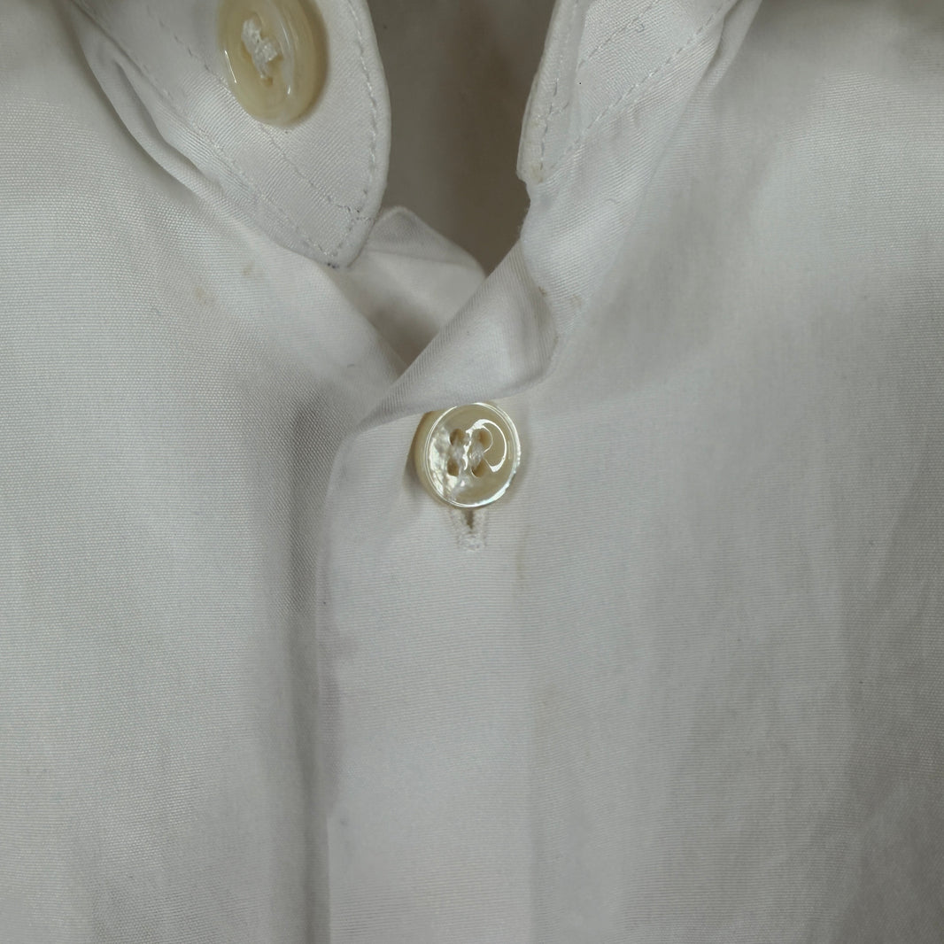 Saint Laurent White LS Button Up Shirt