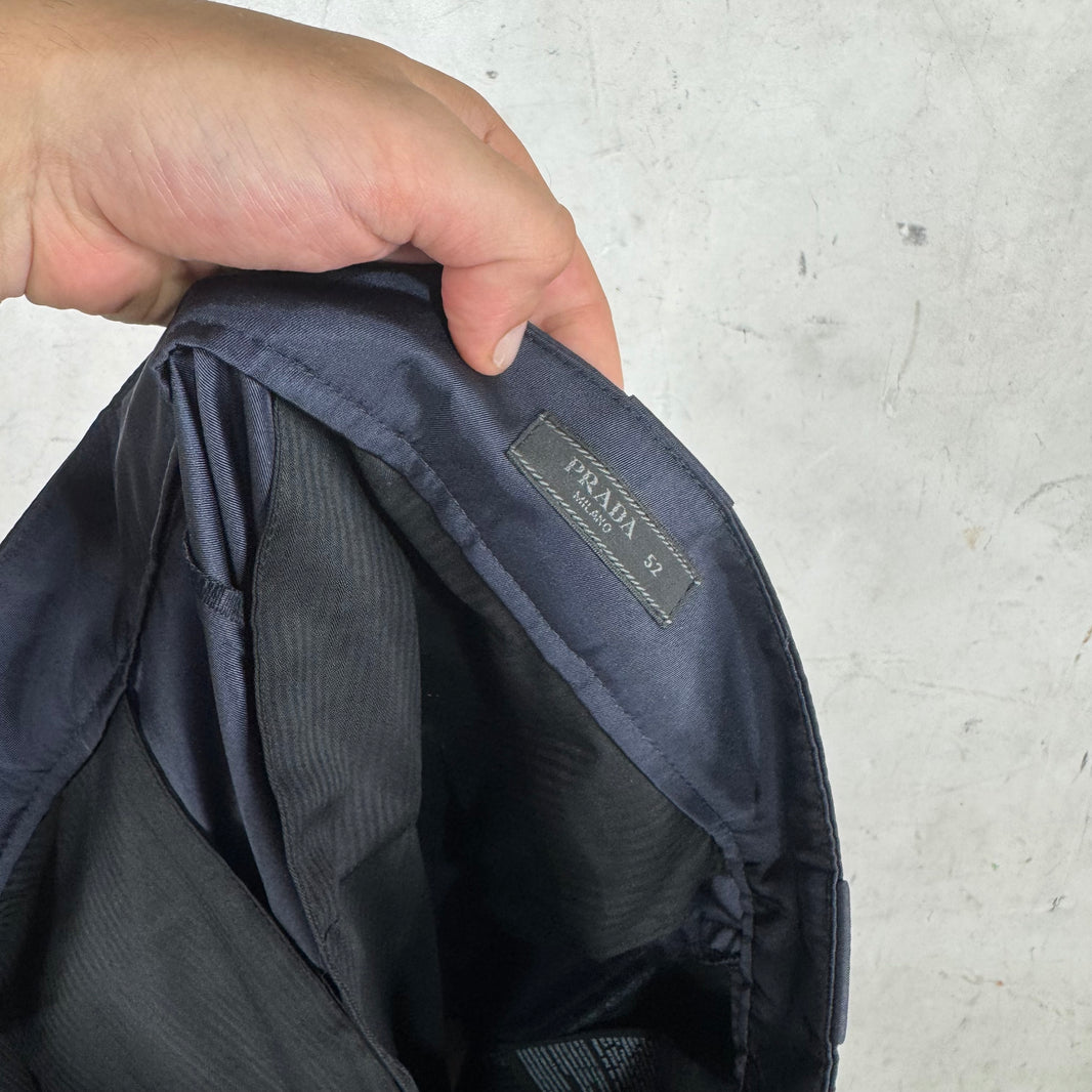 Prada Navy Nylon Shorts