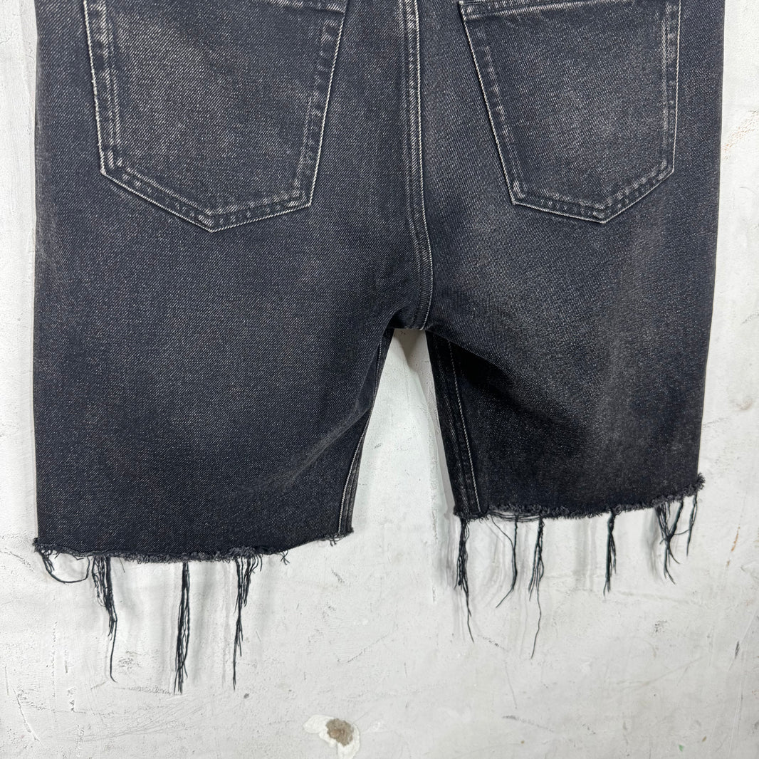 Balenciaga Cutoff Black Jorts