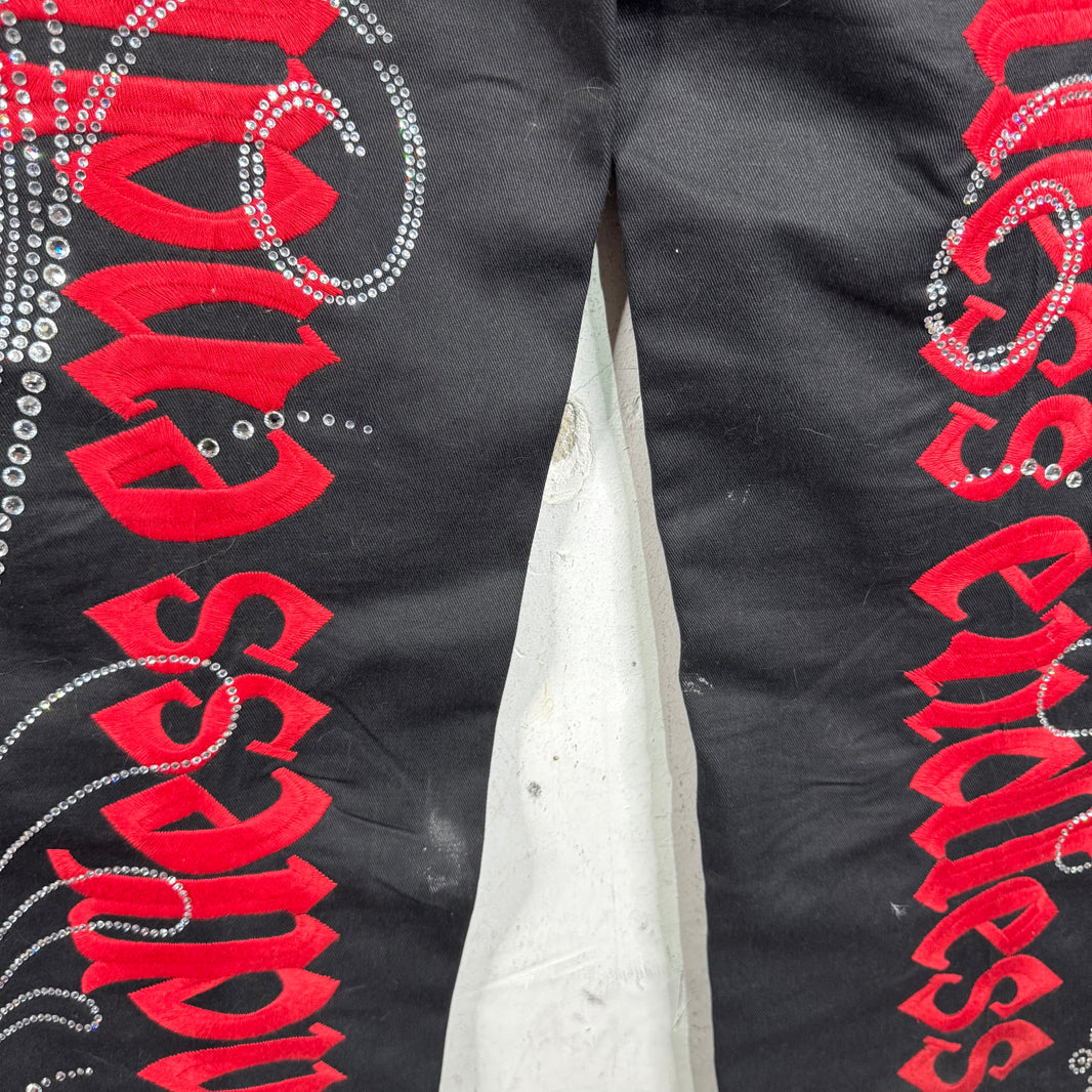 Endless Denim Sample Dickies Rhinestone Work Pants