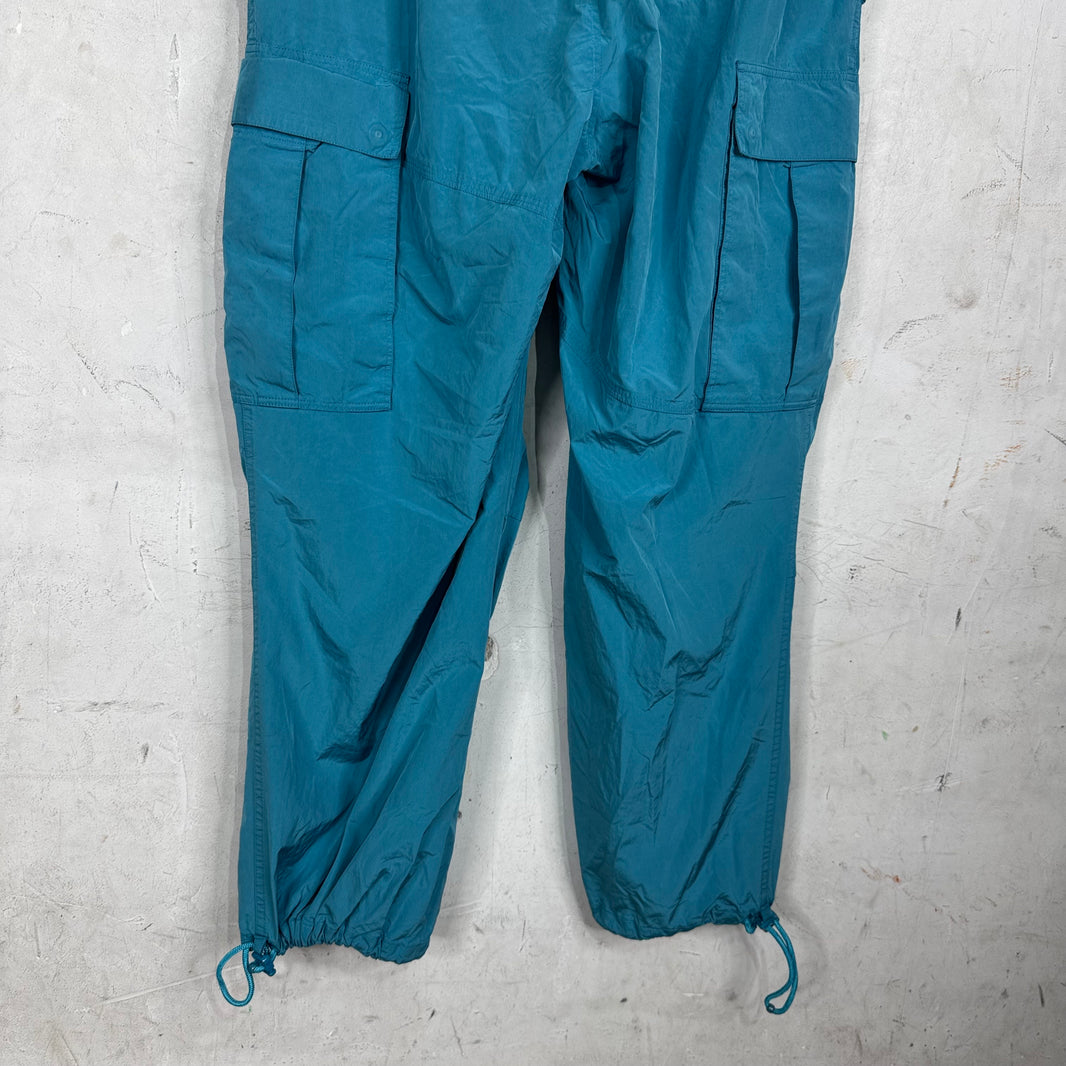 Louis Vuitton Teal Nylon Cargo Pants