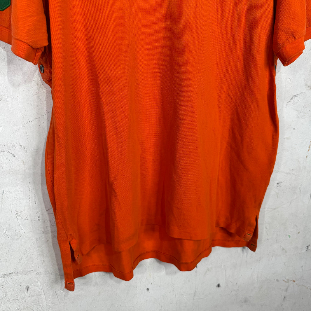 Ralph Lauren Orange/Blue Green #3 Pony Polo