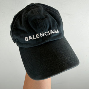 Balenciaga Black OG Logo Hat