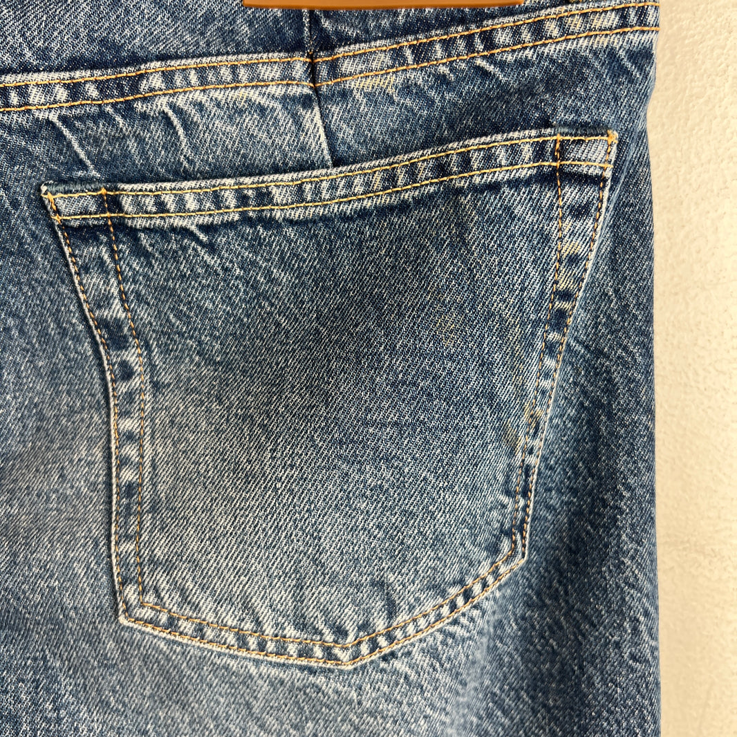Our Legacy Treble Cut Wide Leg Denim Jeans