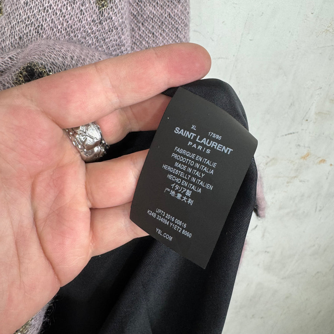 Saint Laurent Star Glitter Cardigan
