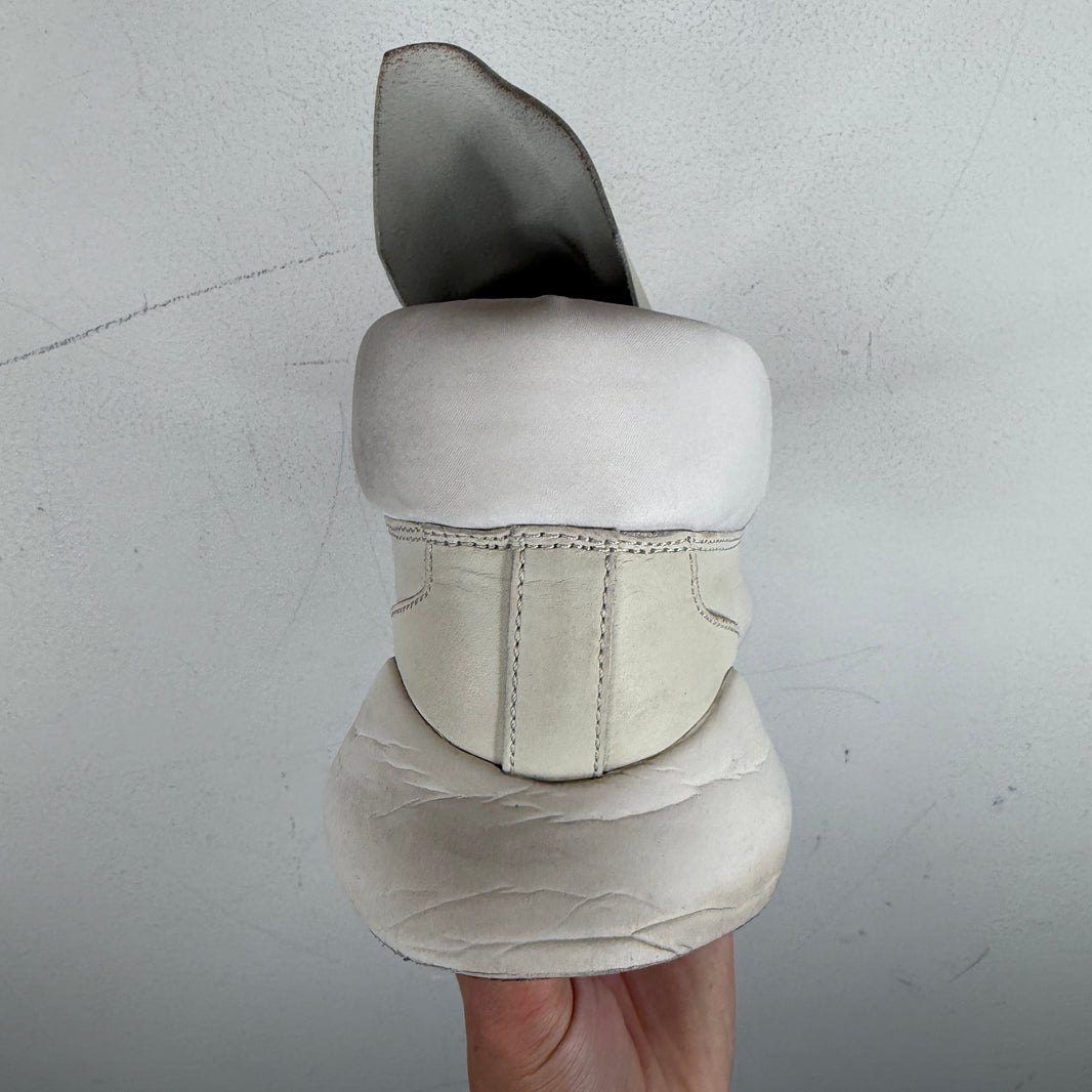 Rick Owens Adidas White Runner Sneakers