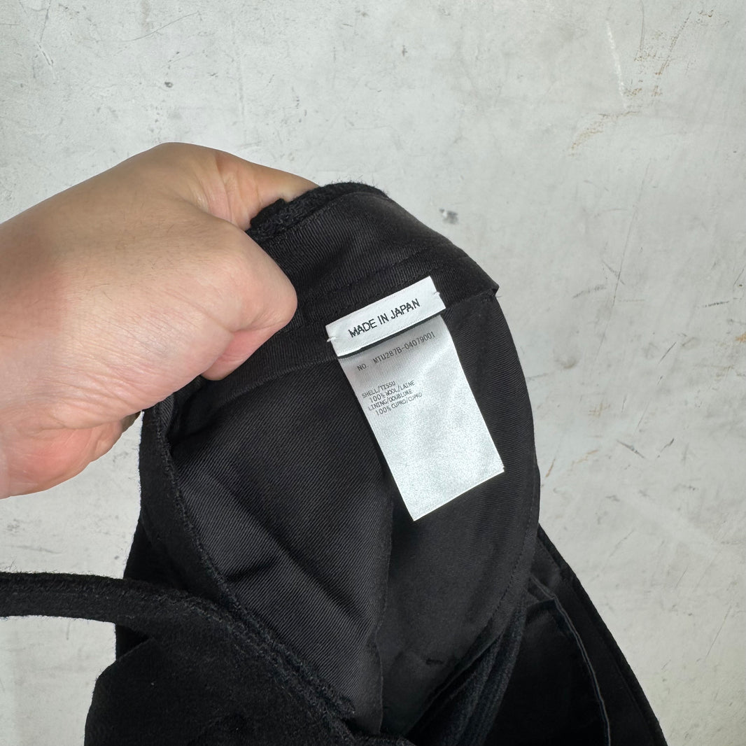 Thom Browne Black Long Wool Trousers