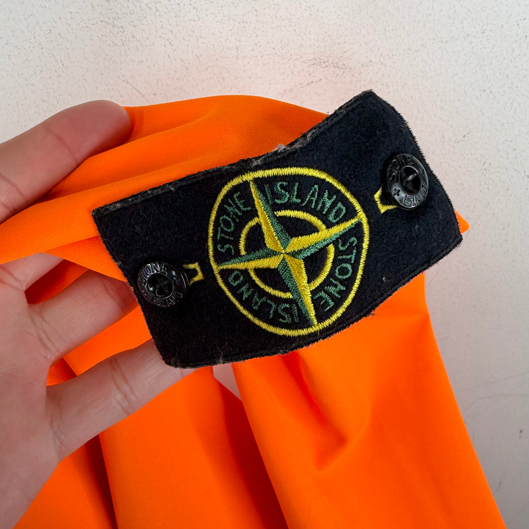 Stone Island Orange Hooded Track Jacket