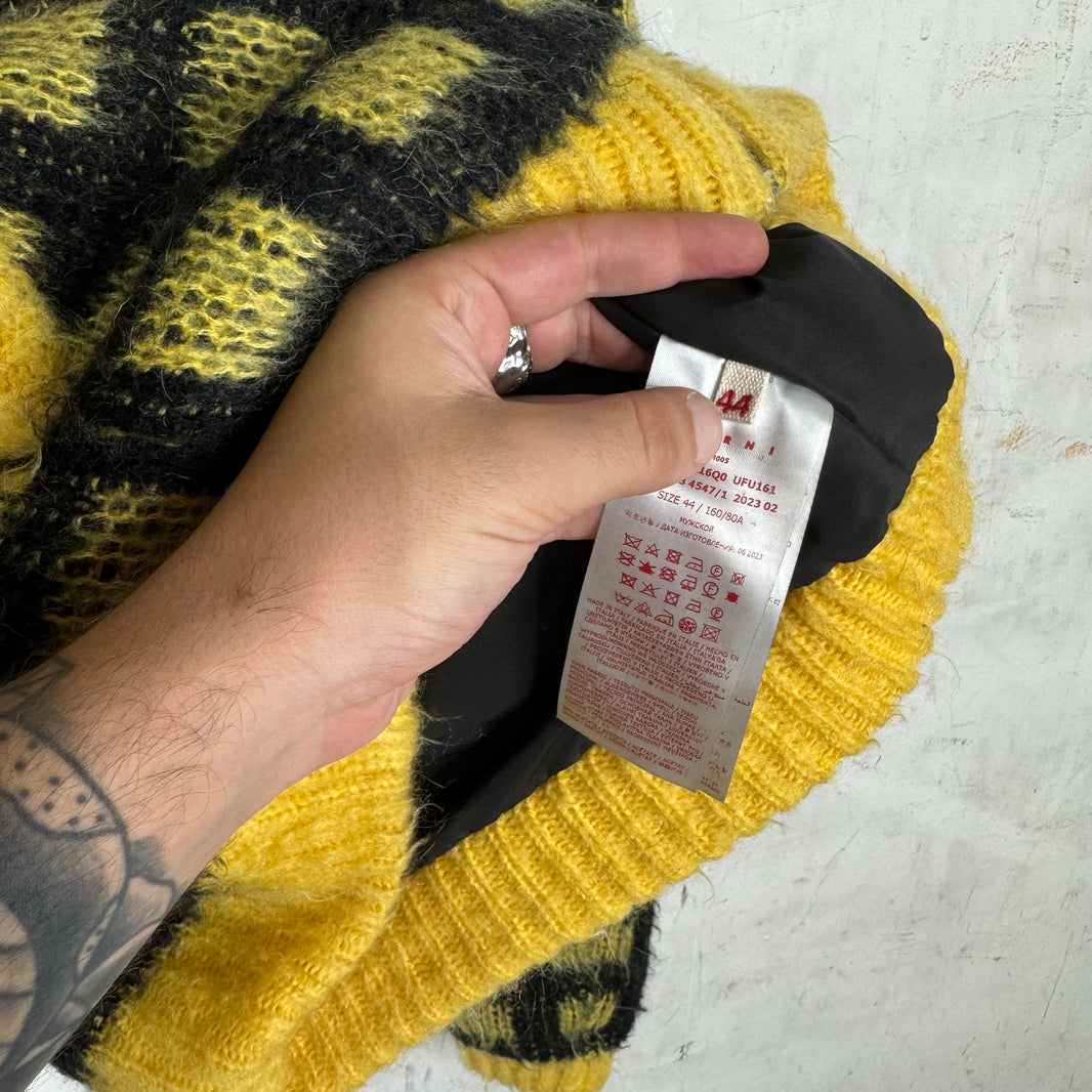 Marni Fuzzy Wuzzy Zip Up Hoodie