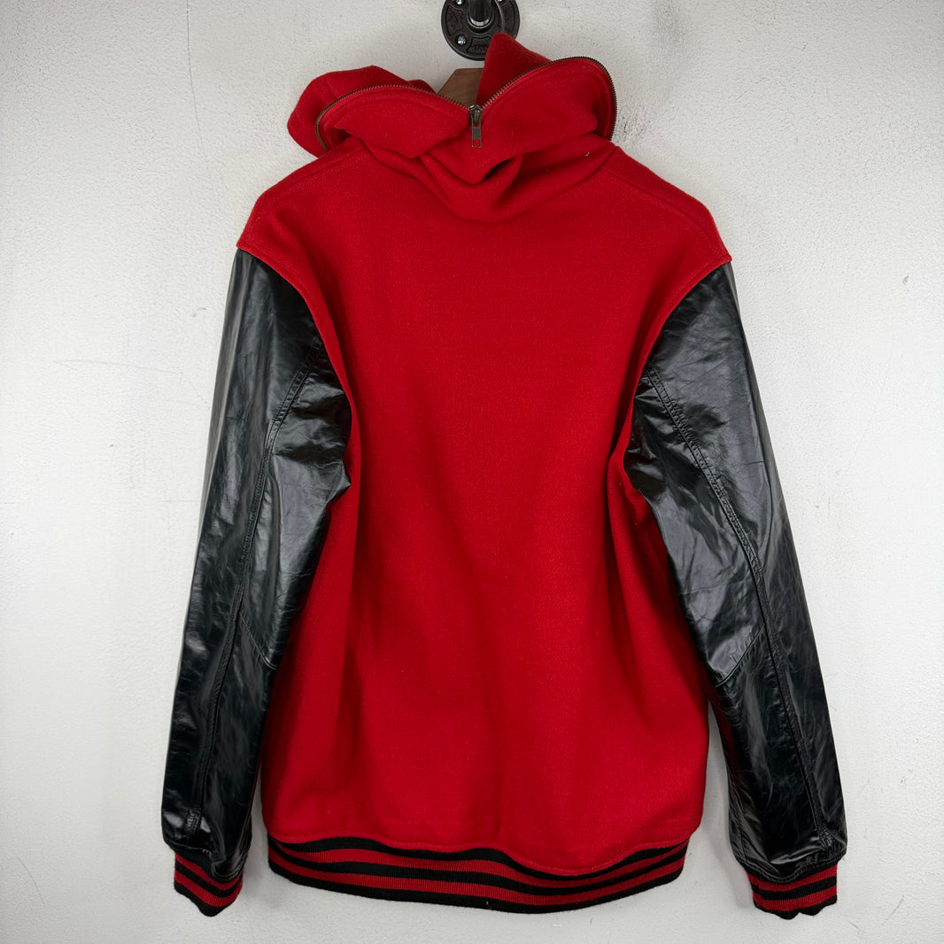 Supreme Red Arc Logo Varsity Jacket