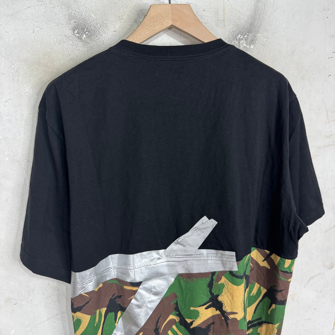 Martine Rose Tape AW Logo Hybrid T-Shirt