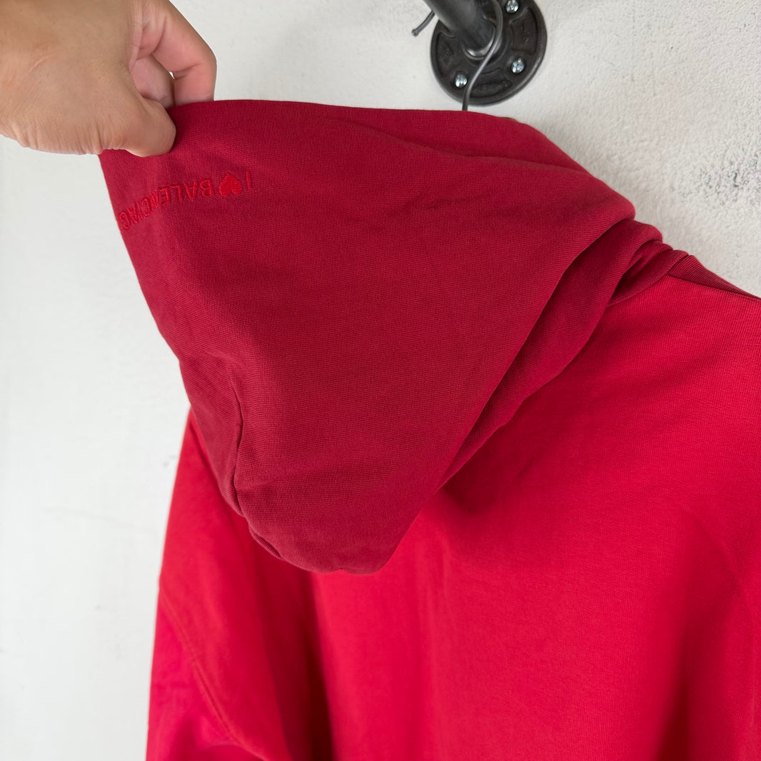 Balenciaga Limited Edition Red Rebuilt Hoodie