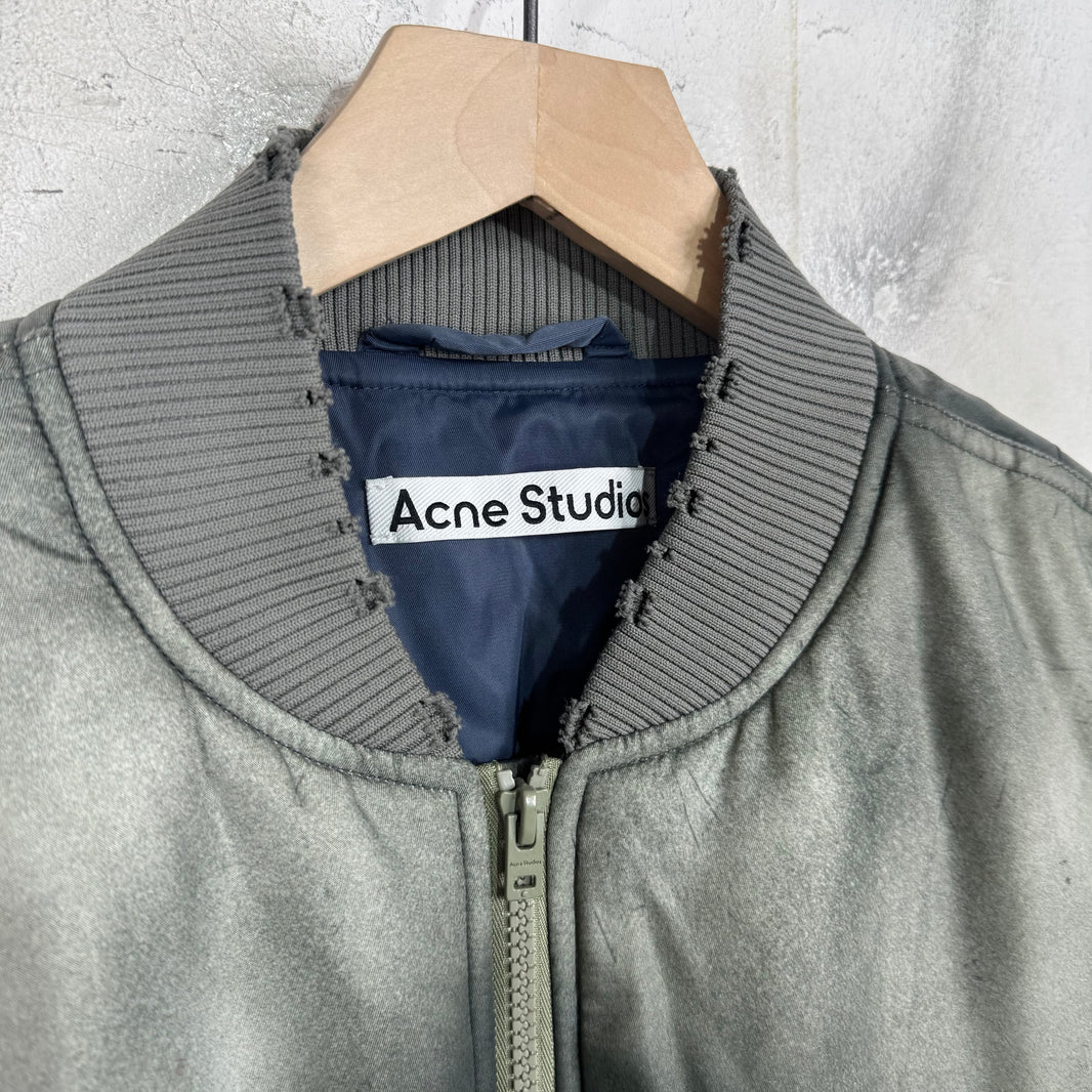 Acne Studios Distressed Bondage Bomber