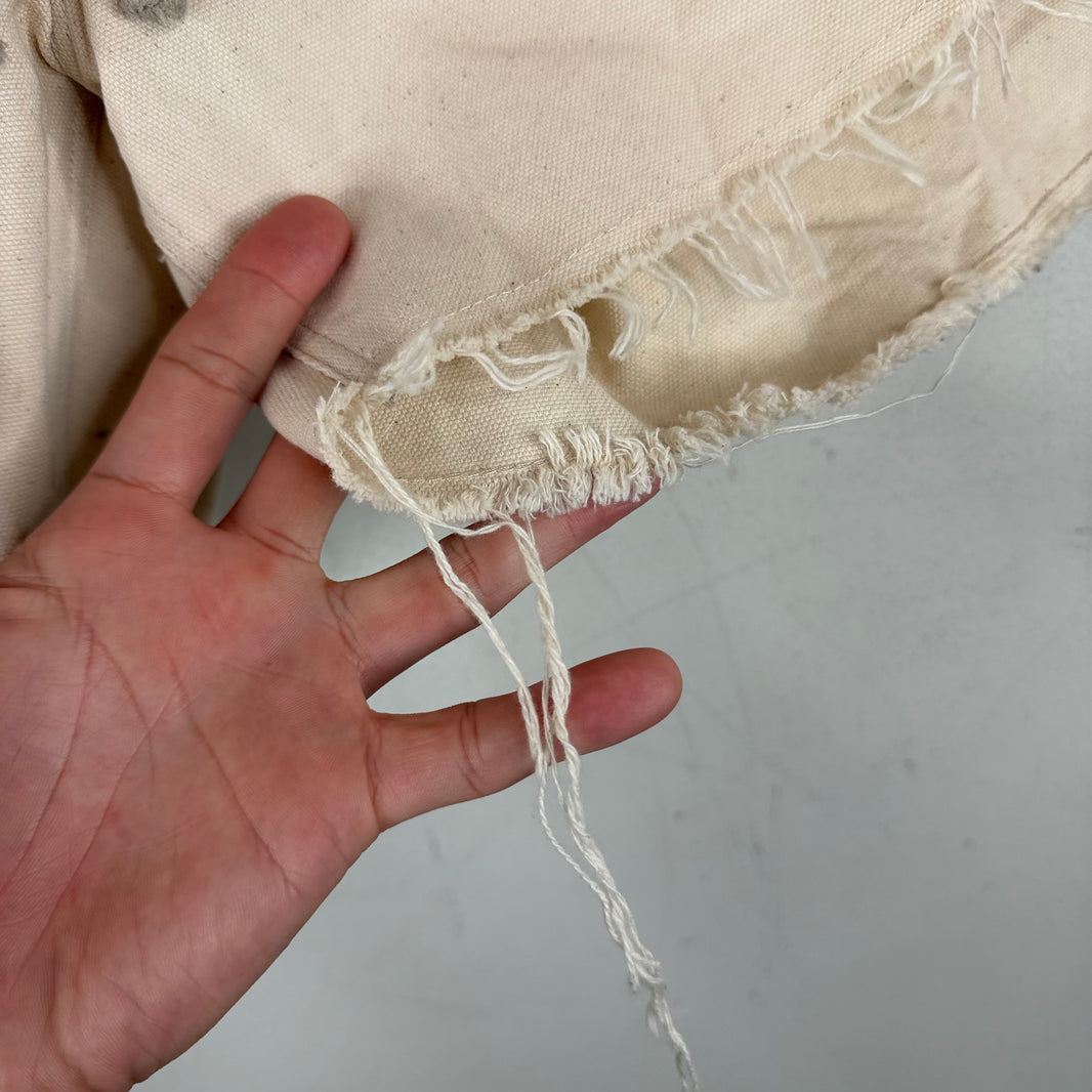 Rick Owens Natural Canvas Boxer Shorts