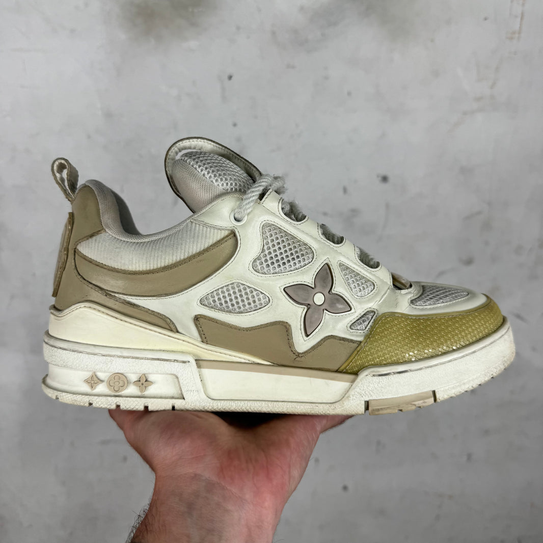 Louis Vuitton Cream Skate Sneakers