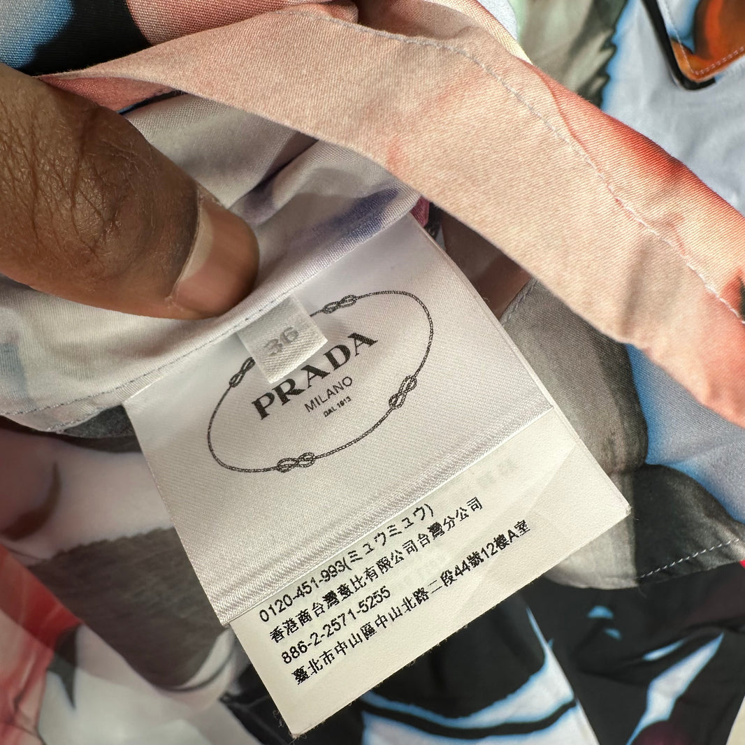 Prada Multicolor Hawaiian Shirt